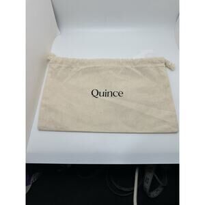 Quince Drawstring Dust Bag 9.5”x6”x1” Lightweight Natural